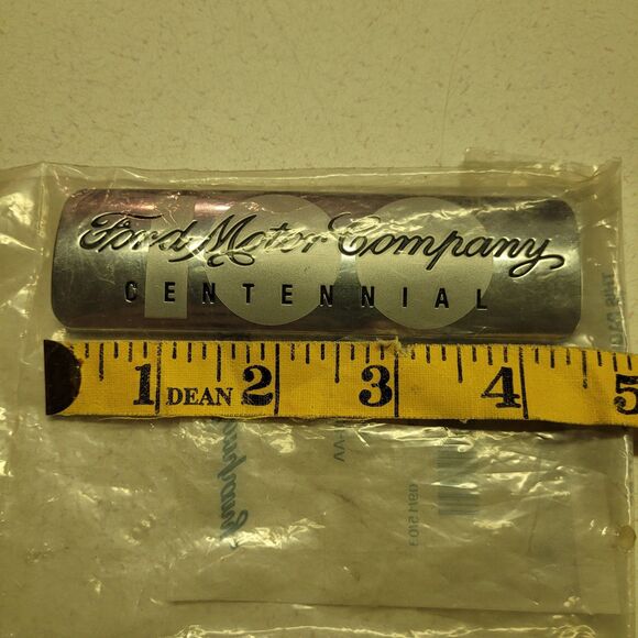 Ford 100th Anniversary Centennial Emblem F150 Taurus Focus Mustang Nameplate - Picture 5 of 6